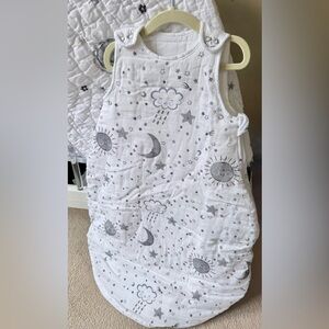 Pottery Barn Kids Sleep Sack with Gray Celestial Design
